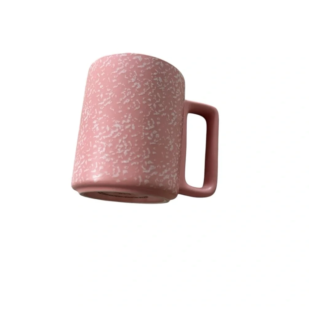 Starbucks Pink and White Speckled Mug
